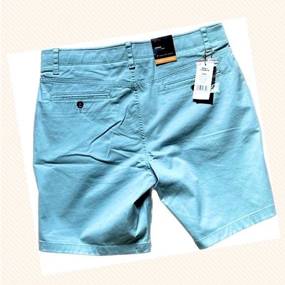 😎Denver Hayes😎 BRAND NEW😎NWT👍🏼Light Blue Chino Shorts Size 34x8 - Picture 3 of 9